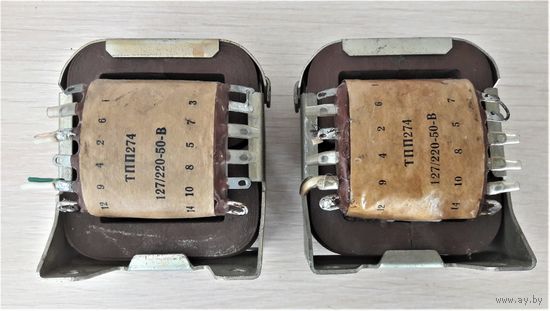 Трансформаторы ТПП274  127/220-50-В.  2шт.