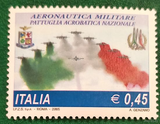 Италия 2005. Трех цветные стрелы - национальная пилотажная группа ВВС Италии
