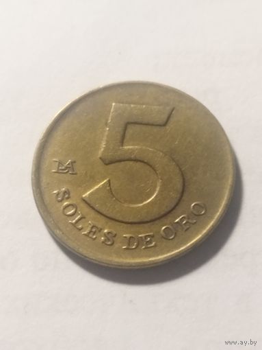 Перу 5 соль де Оро 1978
