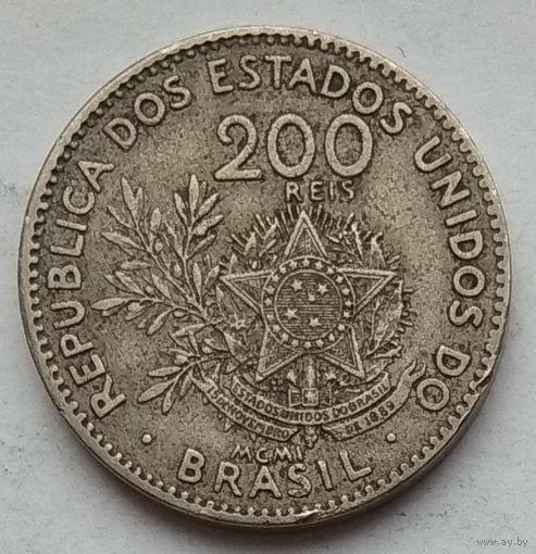 Бразилия 200 реалов (рейс) 1901 г.