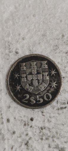 Португалия 2.50 эскудос 1973