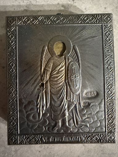 Икона Серебро 84 пробы - Архангел Михаил. Распродажа коллекции!!!