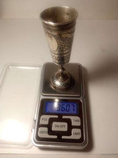 Стопка, рюмка серебряная