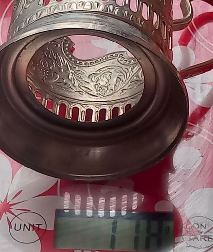 Подстаканник-с отличным граненым стаканом