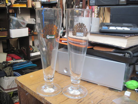 Пивной бокал Gusser.