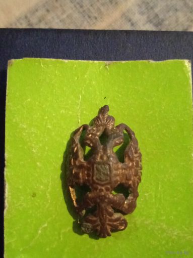 Кокарда РИА малая царская остатки позолоты не частая