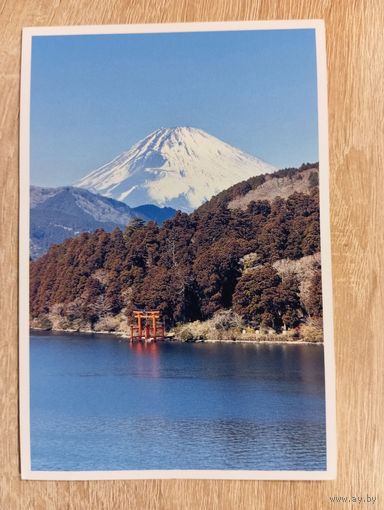 О-12. ПОДПИСАННАЯ ОТКРЫТКА. ЯПОНИЯ. КРАСИВАЯ ГОРА.