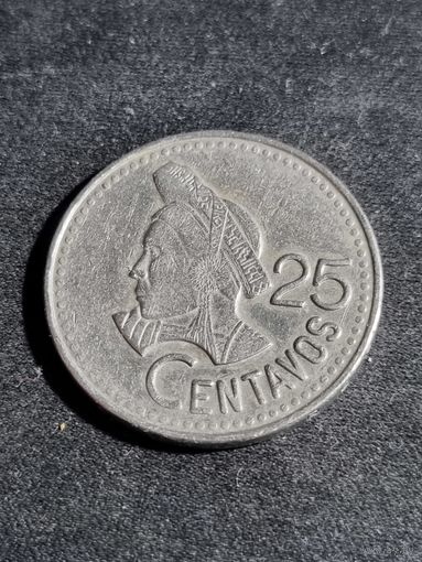 Гватемала 25 сентаво 1987