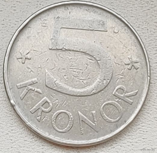 Швеция 5 крон 1982