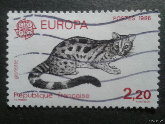 Франция 1986 Европа фауна