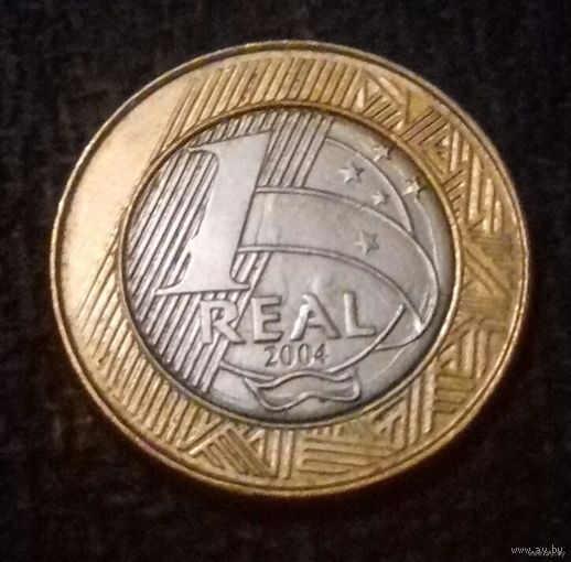 1 реал, Бразилия 2004 г.