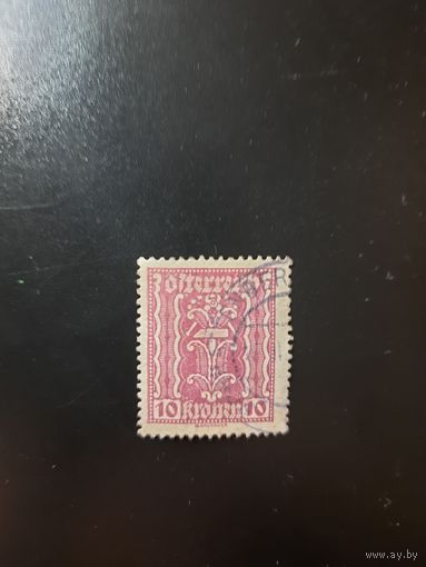 Австрия. Стандарт. 1922г. гашеная
