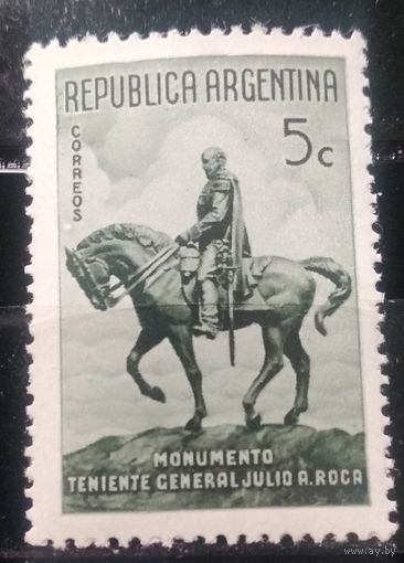 АРГЕНТИНА\192с\ Памятник Генерал Хулио Рока 1941 Конь Лошадь