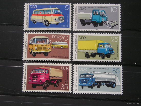 ГДР 1982, Автомобильный танспорт