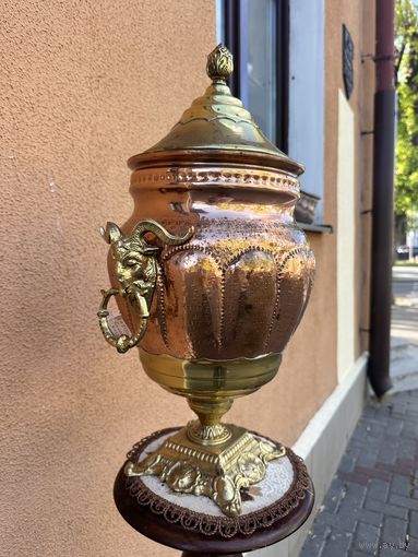 Роскошная огромная ёмкость, медь, латунь, много лотов с рубля