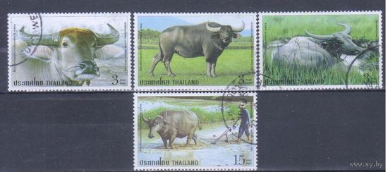 [426] Таиланд 2005. Фауна.Водяной буйвол. Гашеная серия.