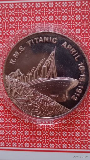 Сомалиленд 5 долларов 1998 Титаник крушение