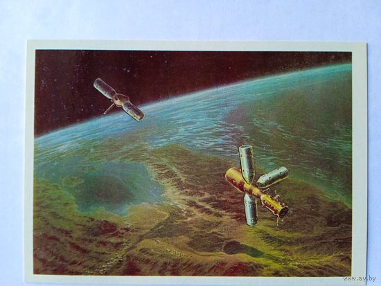 Космос. Сборка модульной орбитальной станции