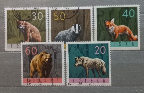 Польша. 1965г. Фауна.