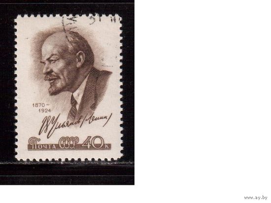 СССР-1959, (Заг.2218)  гаш.(с клеем), 89-год. Ленина(2)