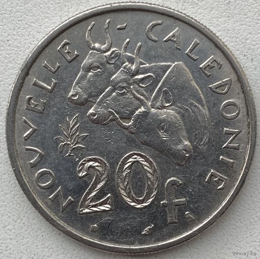 Новая Каледония 20 франков 1970 г.