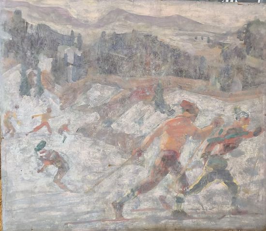 Степанов Алексей Матвеевич (1923 – 1989) Народный художник КазССР Воскресение