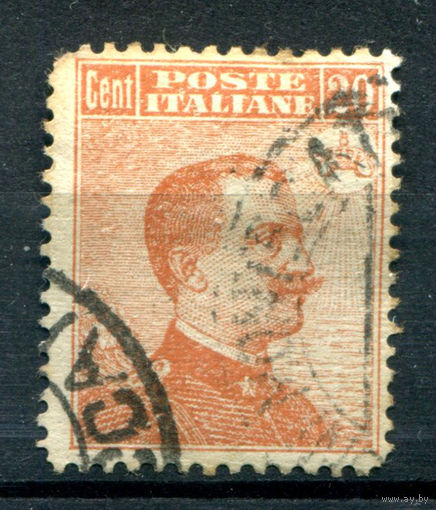 Италия (Королевство) - 1916г. - король Виктор Эммануил III - 1 марка - полная серия, гашёная [Mi 125]. #1-It-20-B-1