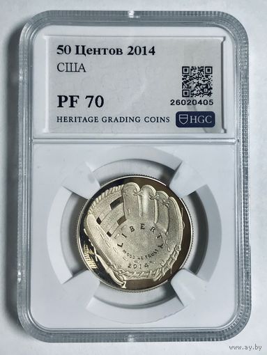 50 центов 2014 США бейсбол pf 70