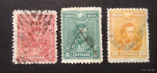 Боливия\1214\  1899 стандарт, генерал Антонио Хосе де Сукре