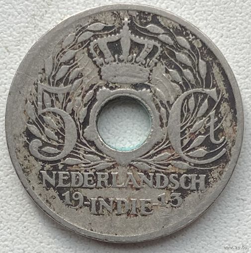 Голландская (Нидерландская) Ост-Индия 5 центов 1913 г.