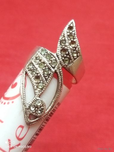 Кольцо-пестень, Серебро 925,Красивое!!!