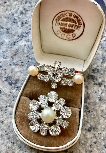 Брошь. Лот из двух брошей