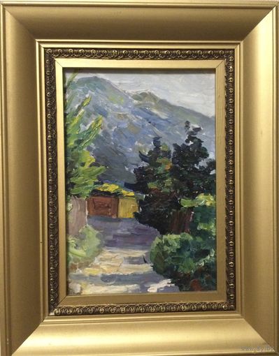 Ковалёв А.Ф.Картон,масло.1970г. Белорусская живопись.