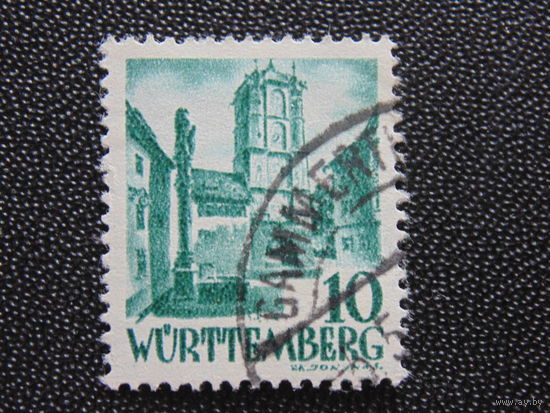 Вюртемберг. Германия. Французская оккупационная зона. 1945-1949 гг.