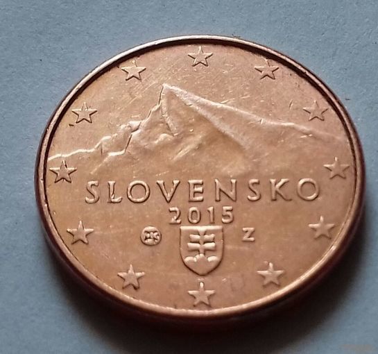 1 евроцент, Словакия 2015 г.