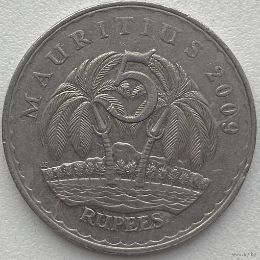 Маврикий 5 рупий 2009 г.