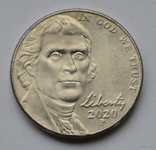 США, 5 центов 2020 г. Р