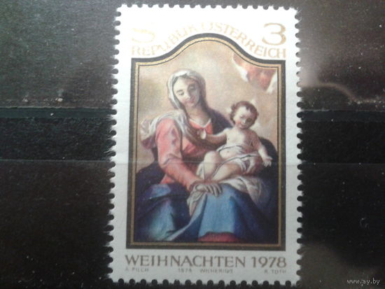 Австрия 1978 Рождество, живопись**