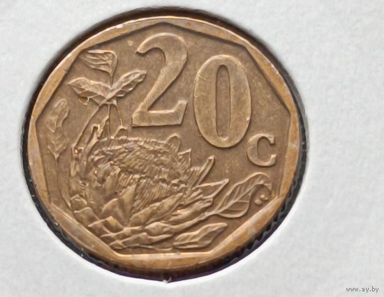 ЮАР. 20 центов 2010 года. (*).
