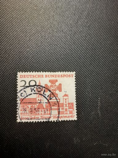 ФРГ. 1000 лет рыночной площади Трира. 1958г. гашеная