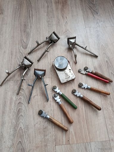 Машинки для стрижки,стеклорез, фонарик....