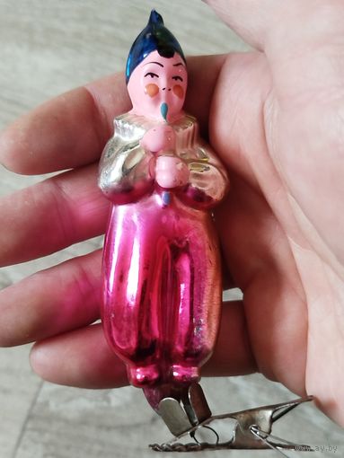 Старая ёлочная игрушка,с рубля