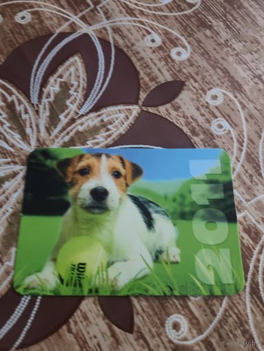 Календарик,собака,украина,2011
