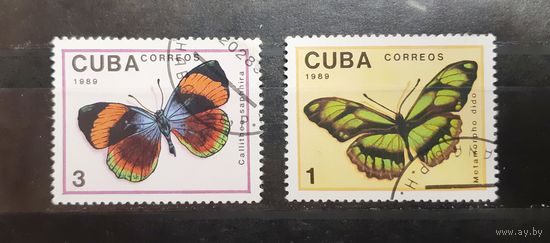 Куба. 1989 год. Фауна. Бабочки (201)