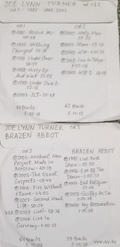 CD MP3 дискография Joe Lynn TURNER, BRAZEN ABBOT 4 CD