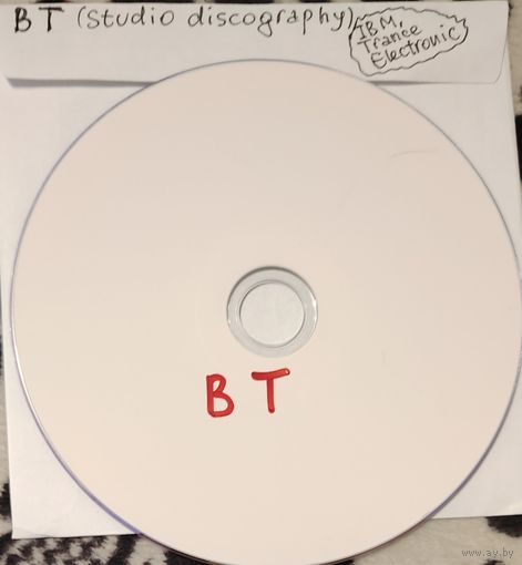 DVD MP3 дискография BT (Electronic, Techno, Trance)  - 1 DVD