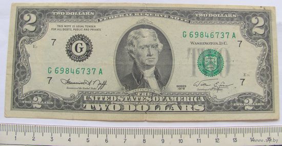 США 2 доллар 1976