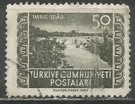 Турция. Водопад в Тартусе. 1952г. Mi#1328.