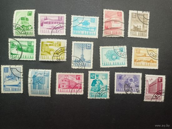 Румыния 1971. Транспорт и связь. Полная серия