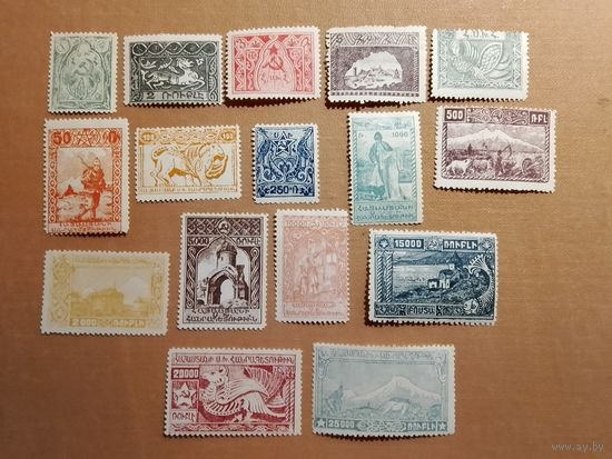 Армения гражданская война полная серия (можно отдельные марки)